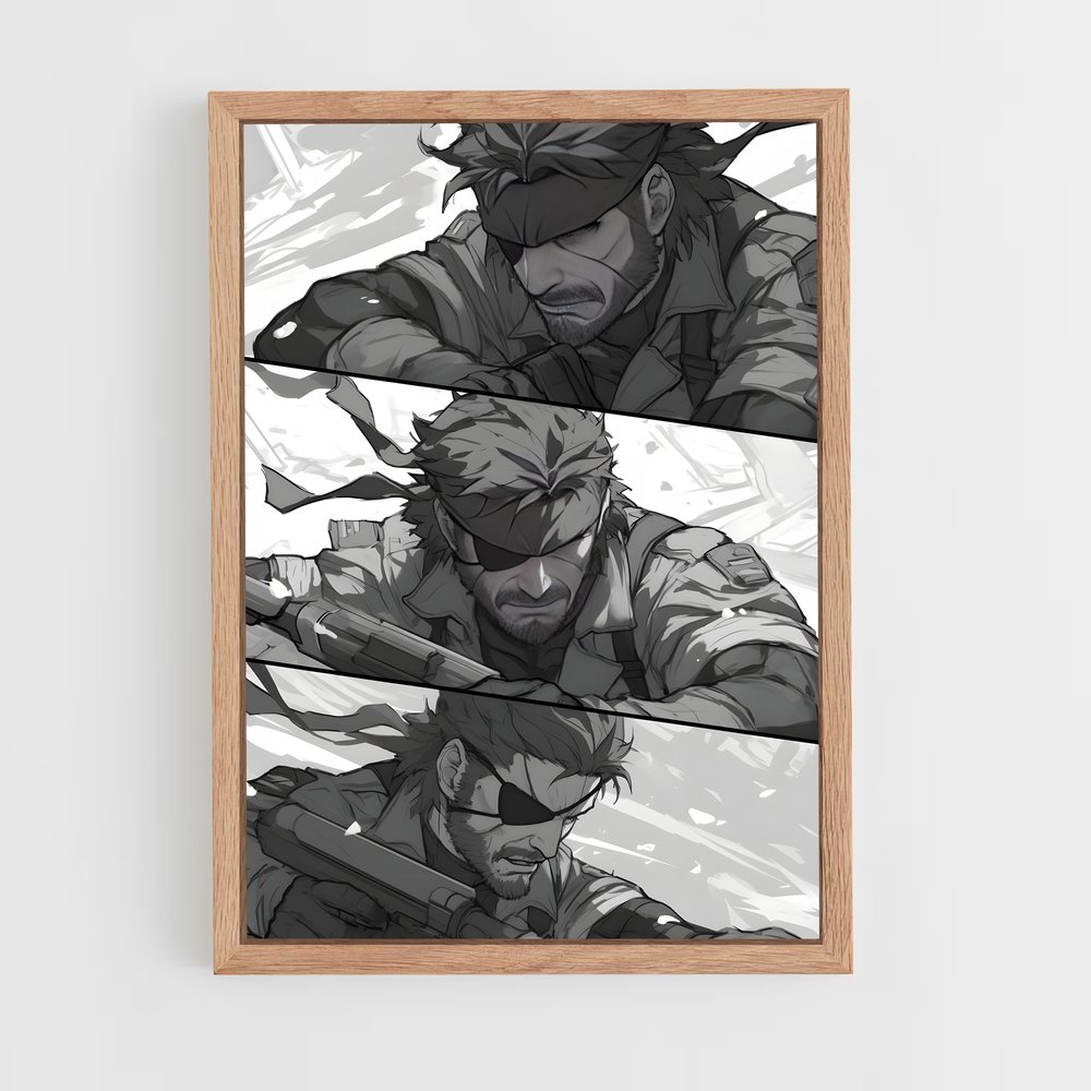 Poster L'Art de l'Évasion – affiche Metal gear solid (vue 4)